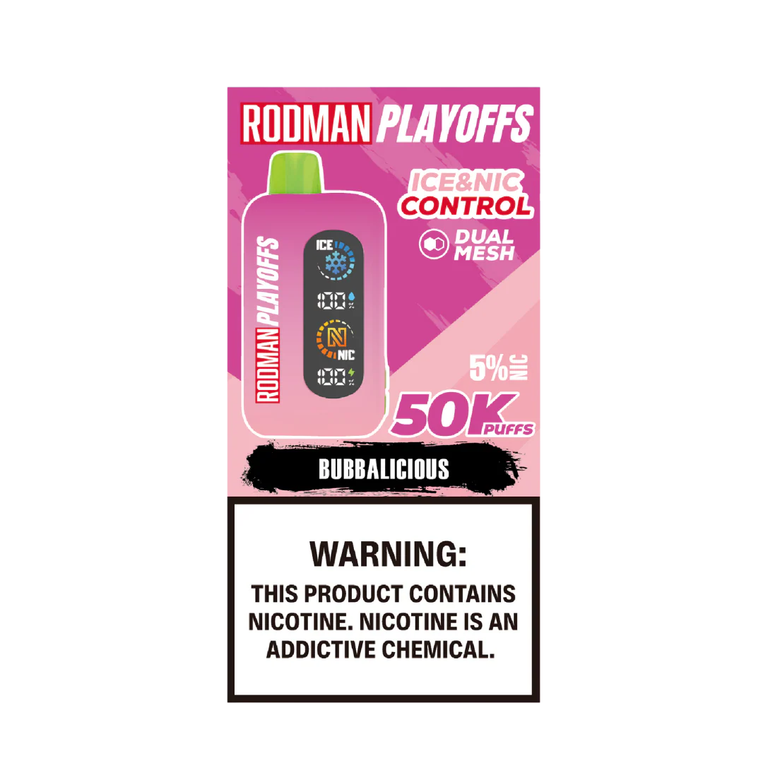 Bubbalicious RODMAN Playoffs 50K Puffs Disposable Vape - Image 2