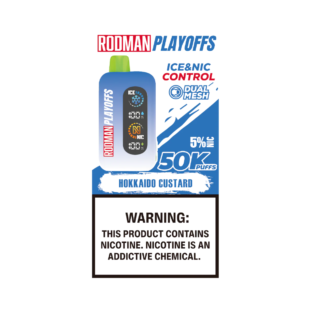 Hokkaido Custard RODMAN Playoffs 50K Puffs Disposable Vape - Image 2
