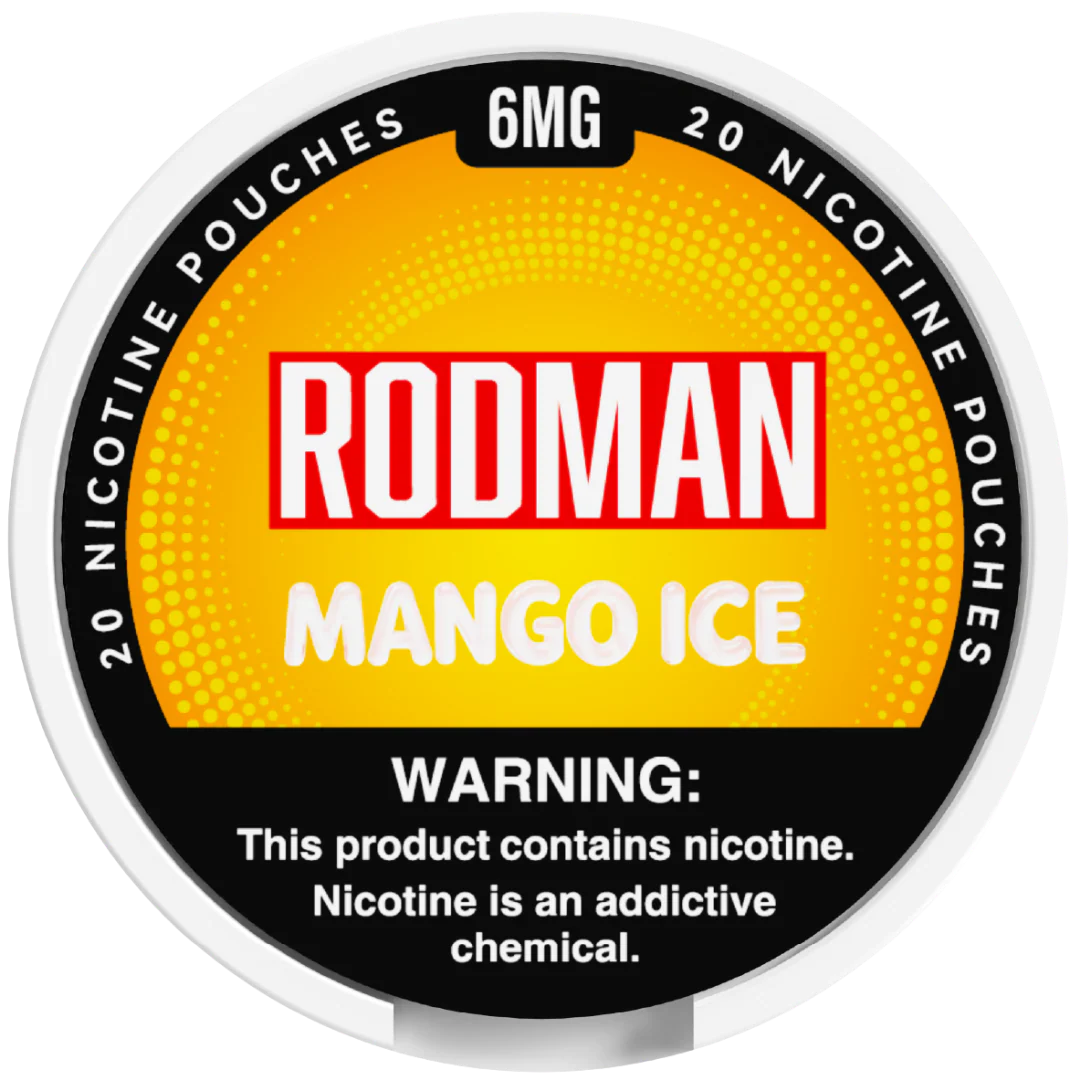 Mango Ice Rodman Dry+ Nic Pouches